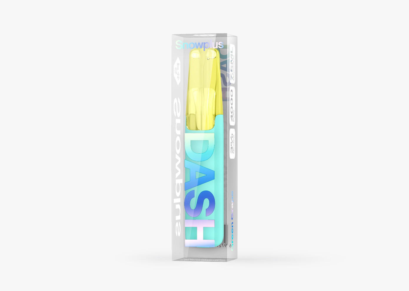 Snowplus Dash All-in-one Green Grape Flavor Disposable Device 4000puffs - Six Pandas